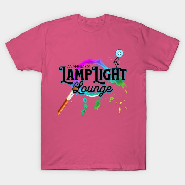 Lamplight Lounge In Anahein California Adventure Bar Scene T-Shirt by Joaddo